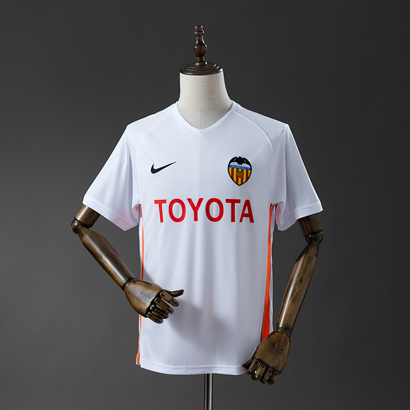 Camiseta retro Valencia 2006 para casa, tallas S-XXL